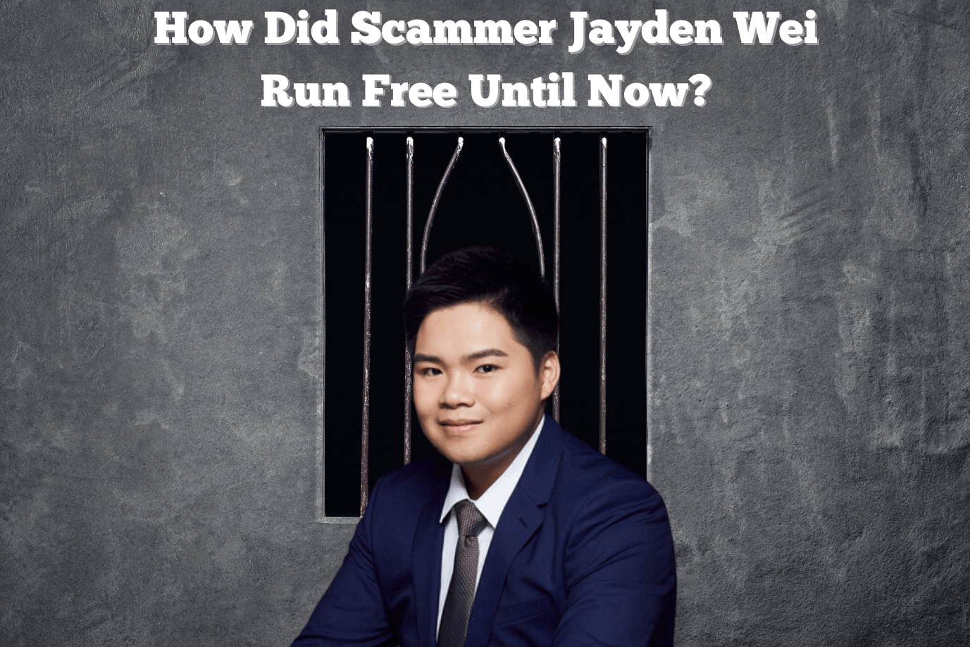 Scammer Jayden Wei has managed to evade authorities